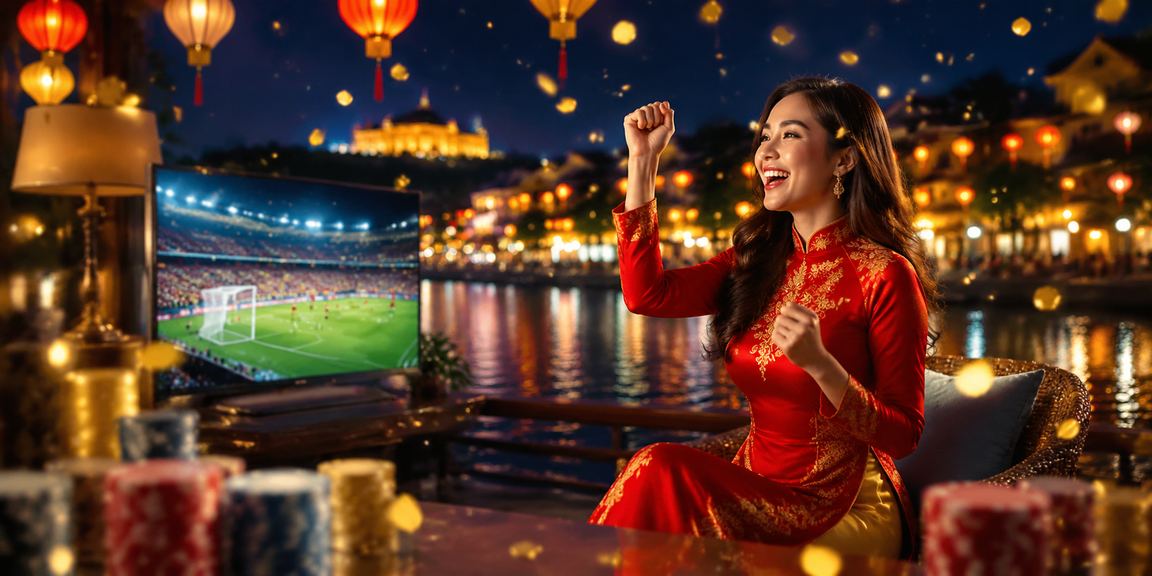 Người mặc áo dài truyền thống tại Huế tham gia cá cược trực tuyến có trách nhiệm